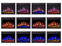 Wkład kominkowy elektryczny do zabudowy ArtiFlame AF24 Multicolor - 4-4M