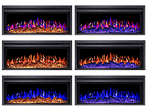Wkład kominkowy elektryczny do zabudowy ArtiFlame AF38 Multicolor - 5-5M