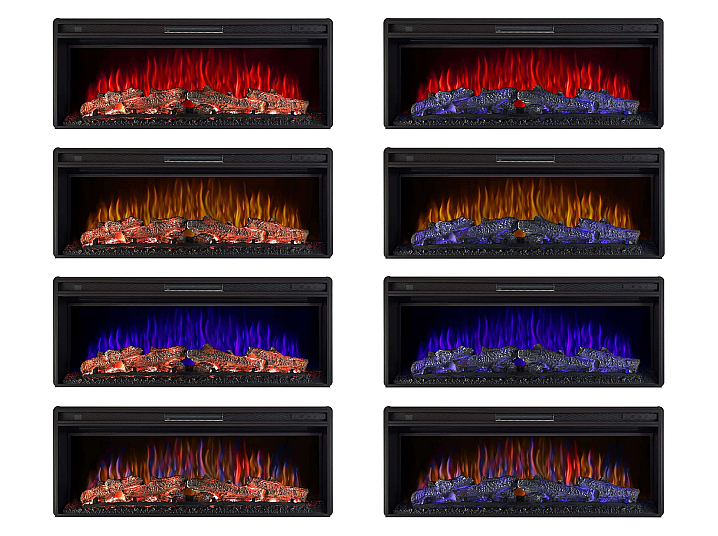 Wkład kominkowy elektryczny do zabudowy ArtiFlame AF42 Multicolor - 4-4