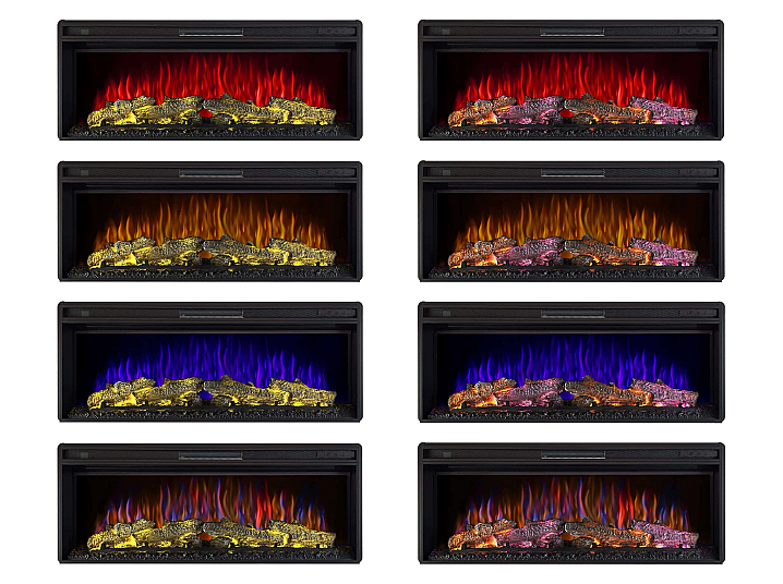 Wkład kominkowy elektryczny do zabudowy ArtiFlame AF42 Multicolor - 5-5