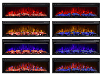 Wkład kominkowy elektryczny do zabudowy ArtiFlame AF50 Multicolor