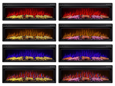 Wkład kominkowy elektryczny do zabudowy ArtiFlame AF50 Multicolor