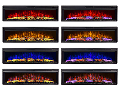 Wkład kominkowy elektryczny do zabudowy ArtiFlame AF60 Multicolor