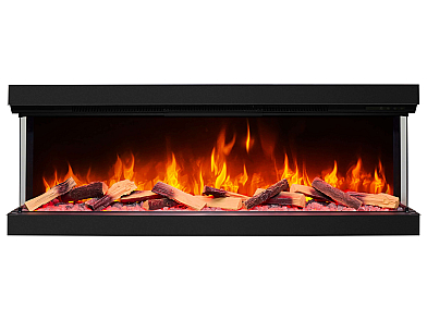 Wkład kominkowy elektryczny do zabudowy ArtiFlame AF60TS – trójstronny, szerokość 150 cm, efekt płomienia 3D, ogrzewanie, Wi-Fi