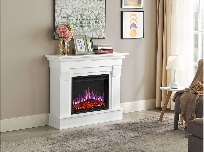 Kominek elektryczny ArtiFlame Albion AF24 biały - 9-9