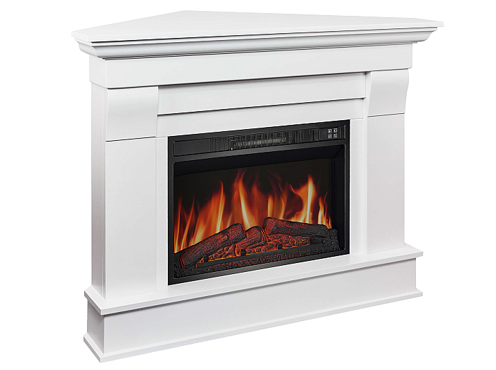 Kominek elektryczny narożny ArtiFlame Albion Corner AF23S biały - 2-2