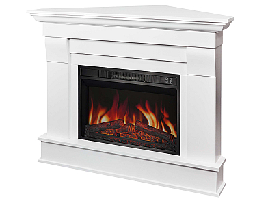 Kominek elektryczny narożny ArtiFlame Albion Corner AF23S biały