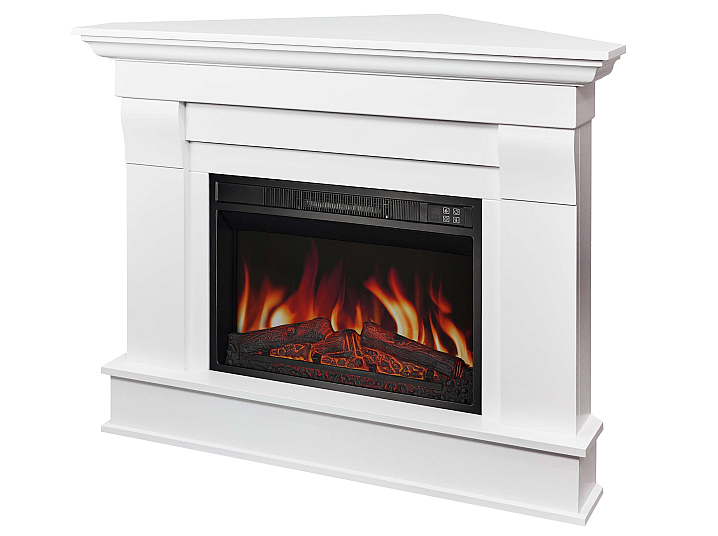 Kominek elektryczny narożny ArtiFlame Albion Corner AF23S biały - 3-3