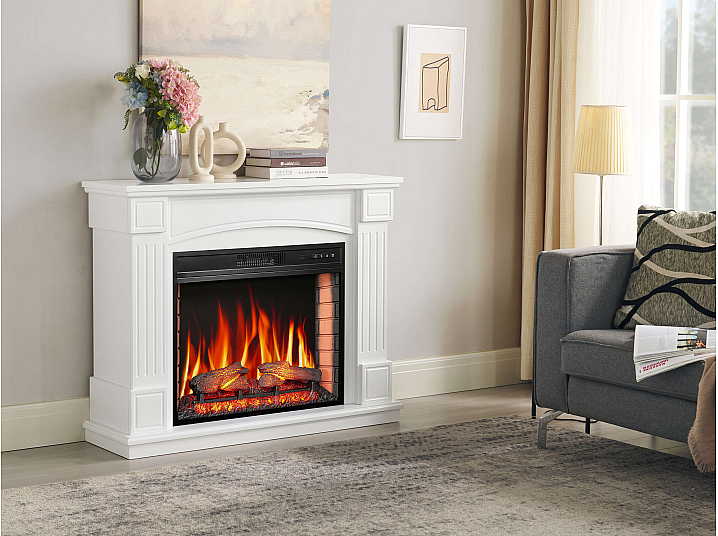 Kominek elektryczny ArtiFlame Boston AF28S biały - 6-6