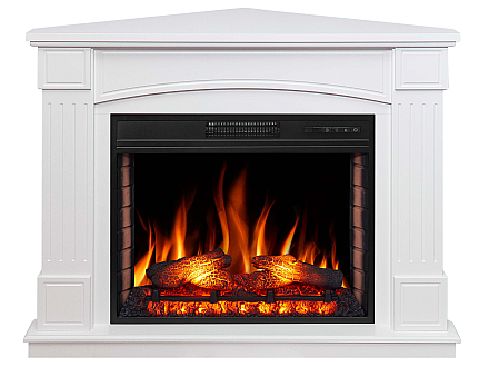 Kominek elektryczny narożny ArtiFlame Boston Corner AF28S biały