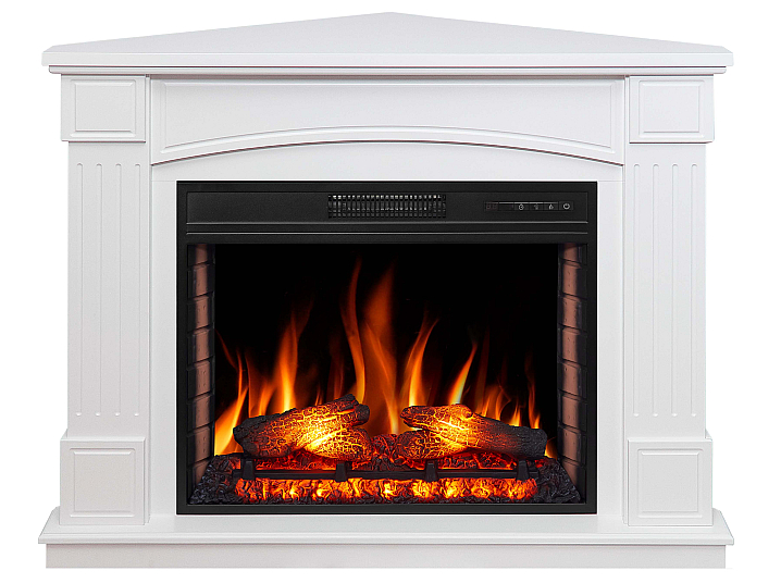 Kominek elektryczny narożny ArtiFlame Boston Corner AF28S biały - 1-1