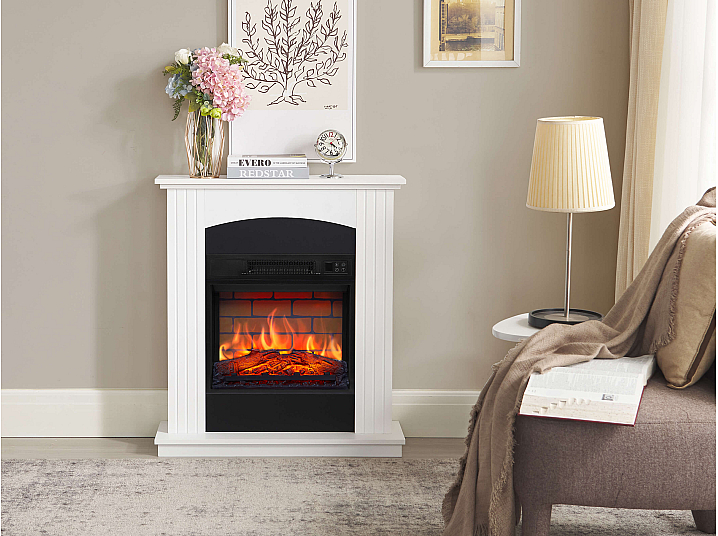 Kominek elektryczny ArtiFlame Collins AF18B biały - 5-5