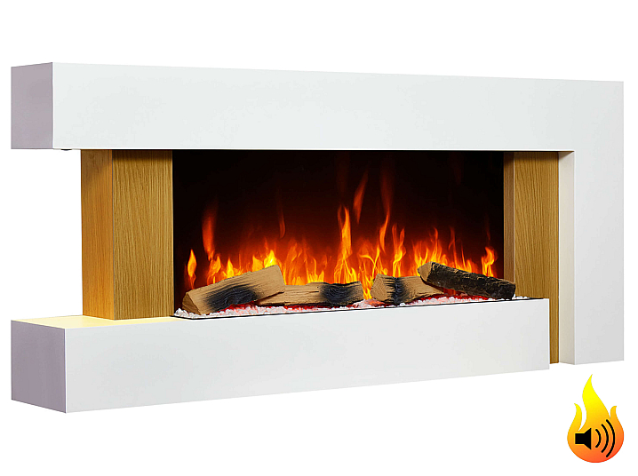 Kominek elektryczny ArtiFlame Fjord AF52 – efekt płomienia 3D, ogrzewanie, Wi-Fi - 2-2