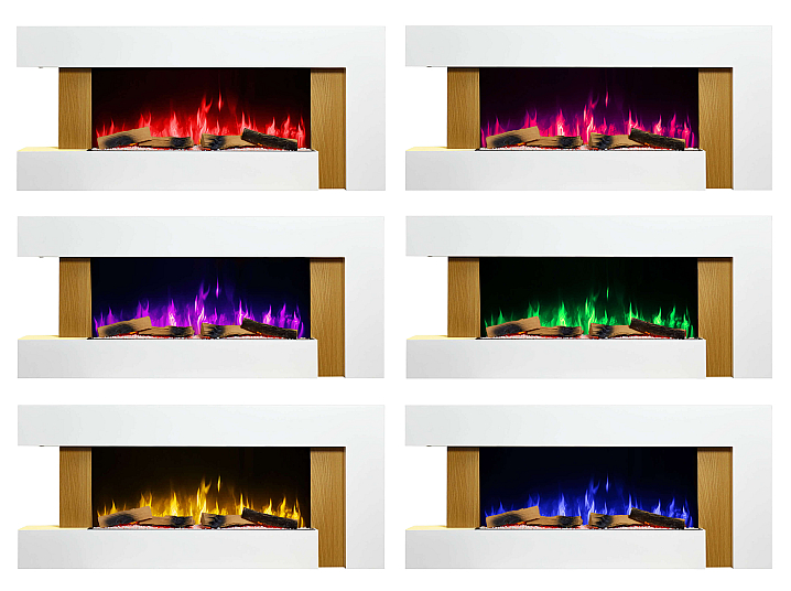 Kominek elektryczny ArtiFlame Fjord AF52 – efekt płomienia 3D, ogrzewanie, Wi-Fi - 4-4