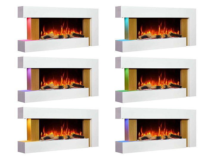 Kominek elektryczny ArtiFlame Fjord AF52 – efekt płomienia 3D, ogrzewanie, Wi-Fi - 5-5