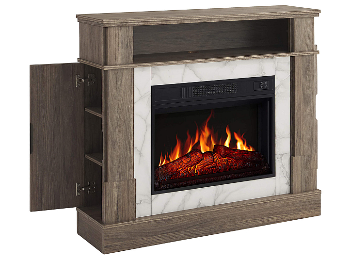 Kominek elektryczny ArtiFlame For Living AF23S dąb szary - 3-3