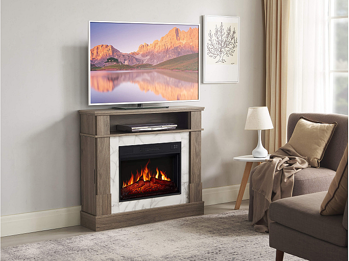 Kominek elektryczny ArtiFlame For Living AF23S dąb szary - 9-9