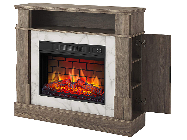Kominek elektryczny ArtiFlame For Living AF23BS dąb szary - 5-5