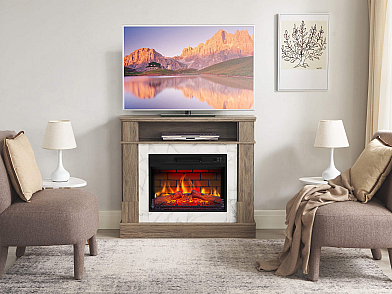 Kominek elektryczny ArtiFlame For Living AF23BS dąb szary