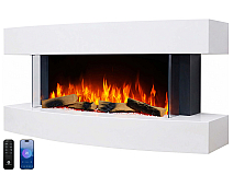 Kominek elektryczny ArtiFlame Lofoten AF48 – efekt płomienia 3D, ogrzewanie, Wi-Fi - 3-3M