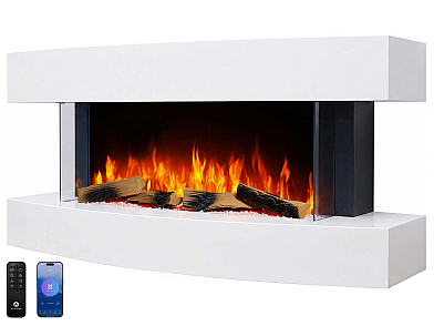 Kominek elektryczny ArtiFlame Lofoten AF48 – efekt płomienia 3D, ogrzewanie, Wi-Fi