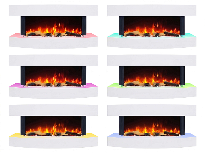 Kominek elektryczny ArtiFlame Lofoten AF48 – efekt płomienia 3D, ogrzewanie, Wi-Fi - 5-5