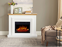 Kominek elektryczny ArtiFlame Marbelya AF23S biały - 6-6M