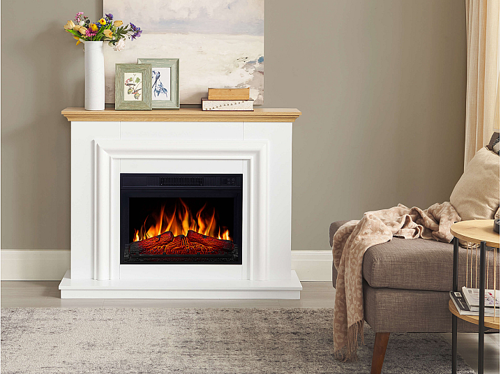 Kominek elektryczny ArtiFlame Marbelya AF23S biały - 6-6