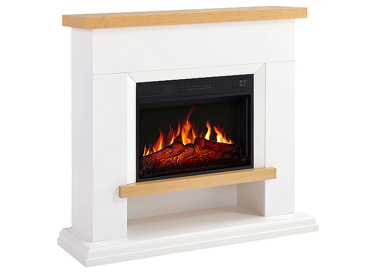Kominek elektryczny ArtiFlame Shelford AF23S biały - 2-2