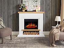 Kominek elektryczny ArtiFlame Shelford AF23S biały - 5-5M
