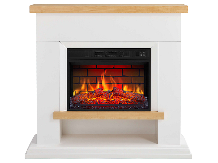Kominek elektryczny ArtiFlame Shelford AF23BS biały - 1-1