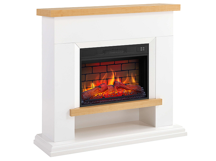 Kominek elektryczny ArtiFlame Shelford AF23BS biały - 2-2
