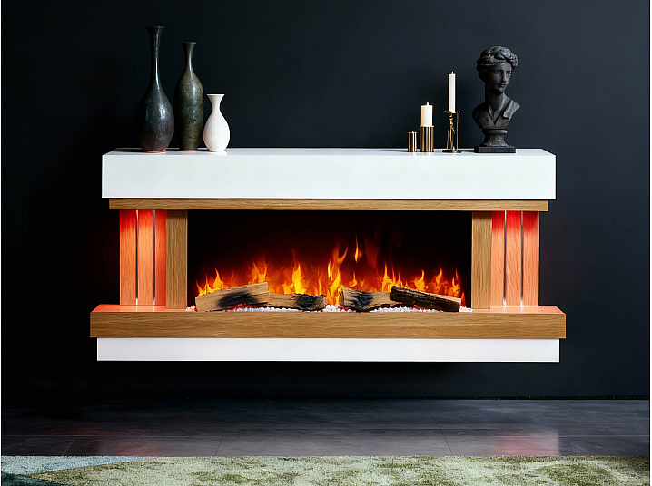 Kominek elektryczny ArtiFlame Sogne AF52 – efekt płomienia 3D, ogrzewanie, Wi-Fi - 12-12