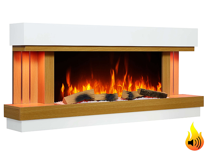 Kominek elektryczny ArtiFlame Sogne AF52 – efekt płomienia 3D, ogrzewanie, Wi-Fi - 2-2