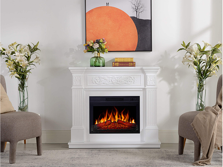 Kominek elektryczny ArtiFlame Toscana AF23S biały - 8-8