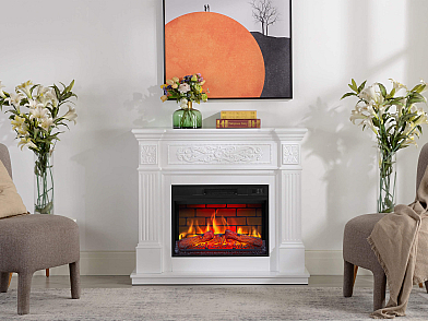 Kominek elektryczny ArtiFlame Toscana AF23BS biały